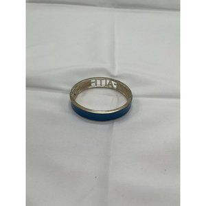 light blue bangle bracelet With The Word Faith